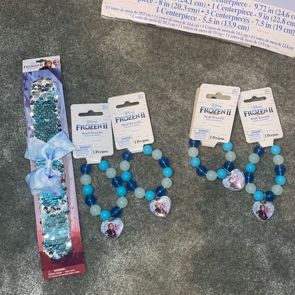 Disney Frozen Celebration birthday party Kit with Blue and Purple Accents